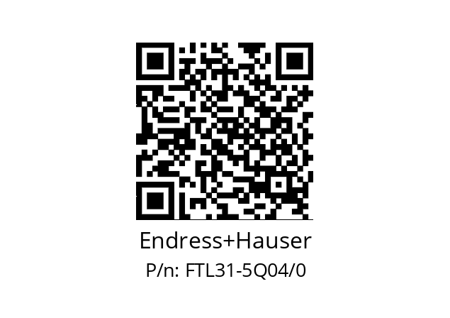   Endress+Hauser FTL31-5Q04/0