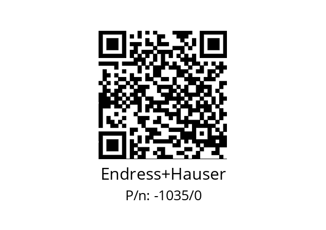   Endress+Hauser -1035/0