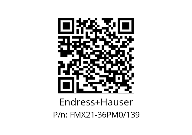   Endress+Hauser FMX21-36PM0/139