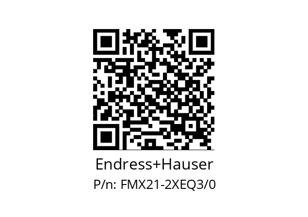   Endress+Hauser FMX21-2XEQ3/0