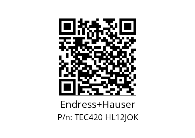   Endress+Hauser TEC420-HL12JOK