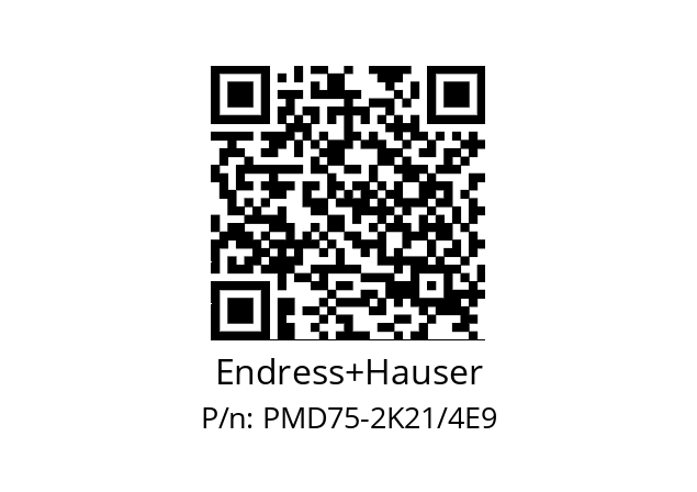   Endress+Hauser PMD75-2K21/4E9