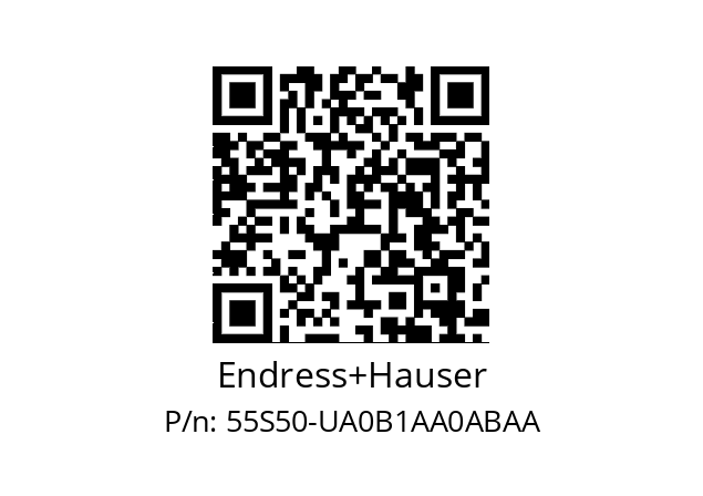   Endress+Hauser 55S50-UA0B1AA0ABAA