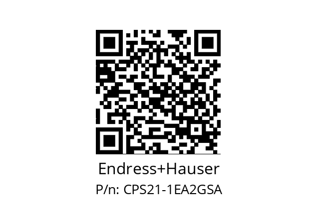   Endress+Hauser CPS21-1EA2GSA