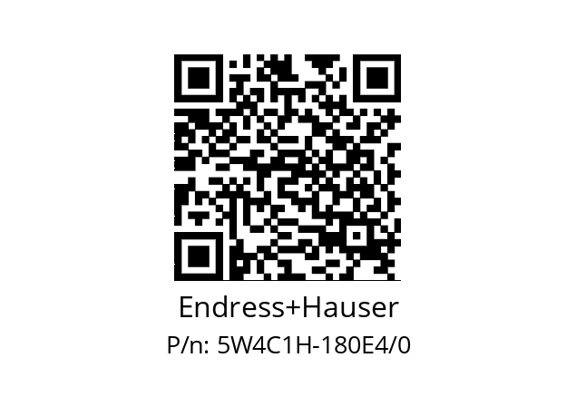   Endress+Hauser 5W4C1H-180E4/0