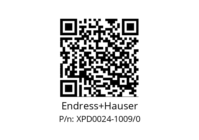   Endress+Hauser XPD0024-1009/0