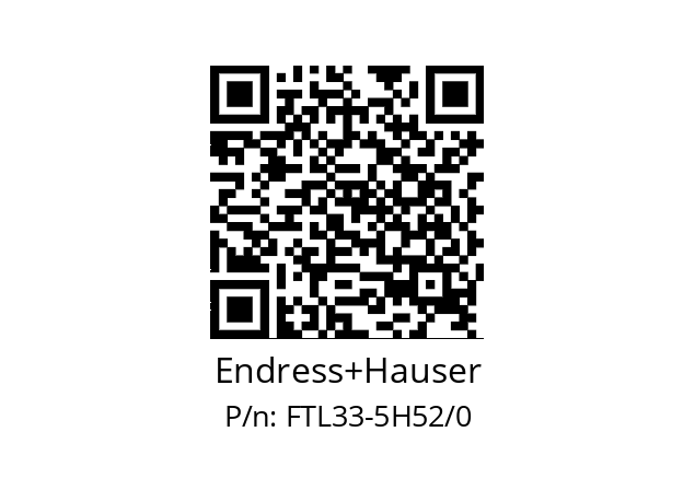   Endress+Hauser FTL33-5H52/0