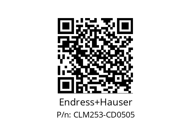   Endress+Hauser CLM253-CD0505