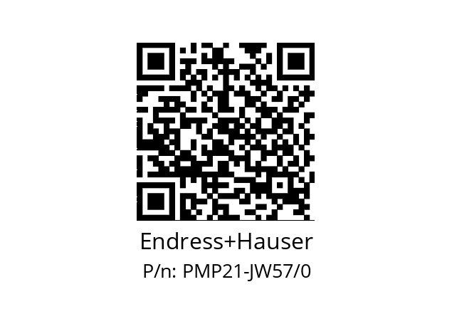   Endress+Hauser PMP21-JW57/0