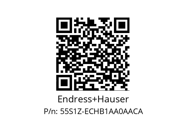   Endress+Hauser 55S1Z-ECHB1AA0AACA