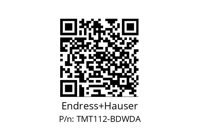   Endress+Hauser TMT112-BDWDA