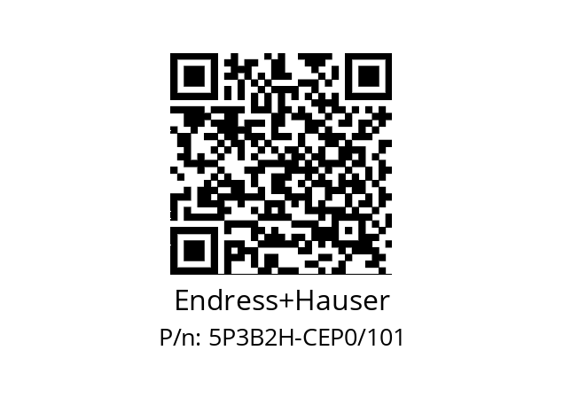   Endress+Hauser 5P3B2H-CEP0/101