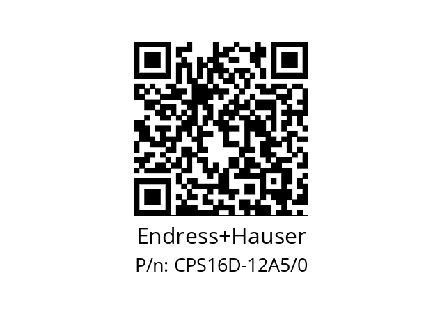   Endress+Hauser CPS16D-12A5/0