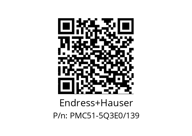   Endress+Hauser PMC51-5Q3E0/139