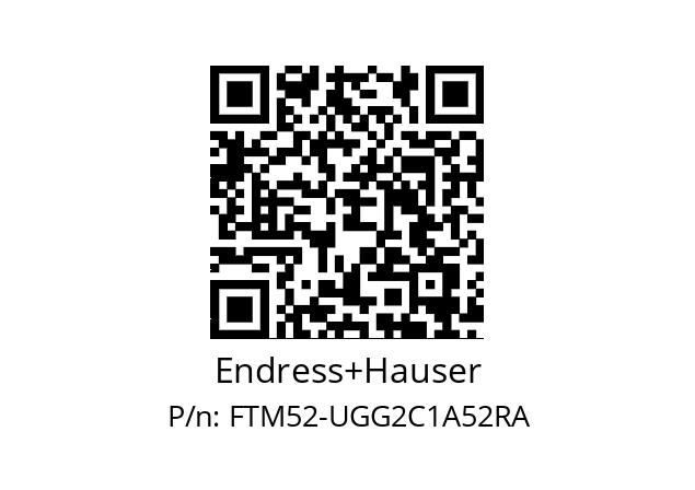   Endress+Hauser FTM52-UGG2C1A52RA