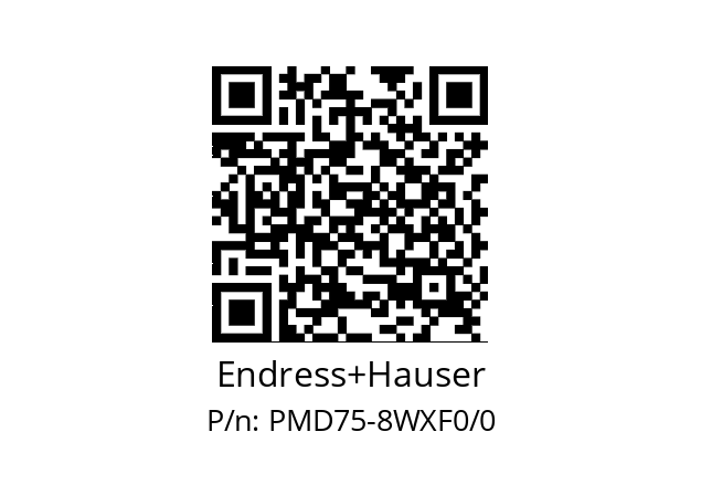   Endress+Hauser PMD75-8WXF0/0