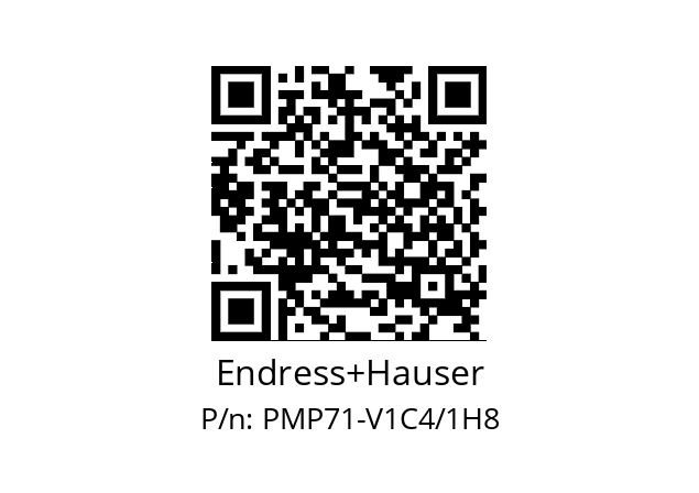   Endress+Hauser PMP71-V1C4/1H8