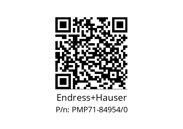   Endress+Hauser PMP71-84954/0