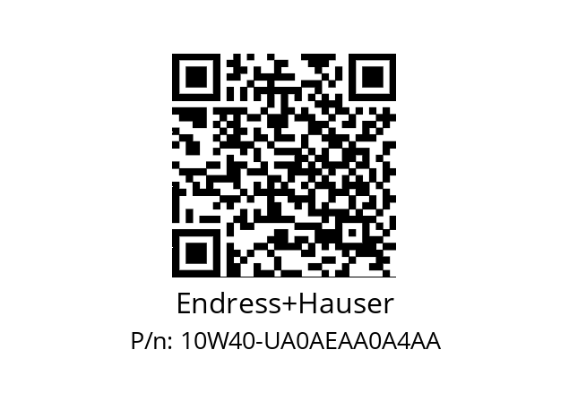   Endress+Hauser 10W40-UA0AEAA0A4AA