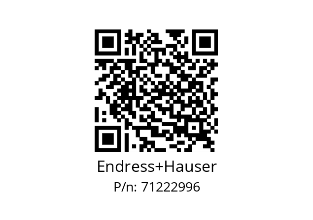   Endress+Hauser 71222996