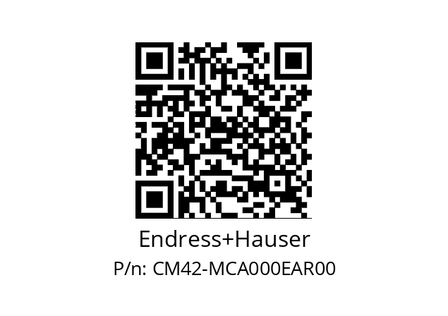   Endress+Hauser CM42-MCA000EAR00