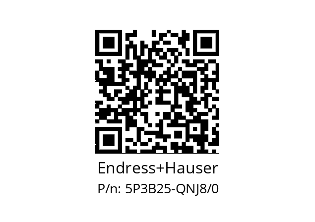   Endress+Hauser 5P3B25-QNJ8/0