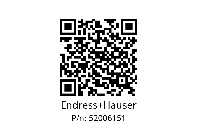   Endress+Hauser 52006151