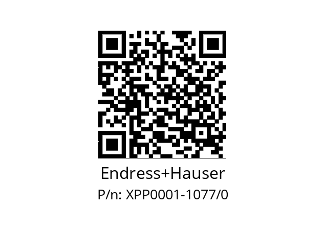   Endress+Hauser XPP0001-1077/0