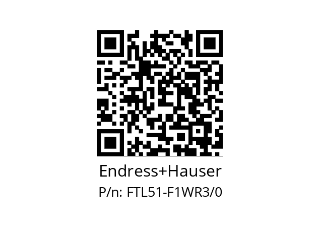   Endress+Hauser FTL51-F1WR3/0