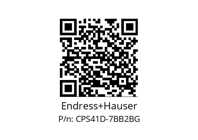   Endress+Hauser CPS41D-7BB2BG