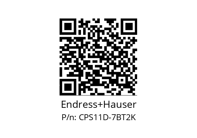   Endress+Hauser CPS11D-7BT2K