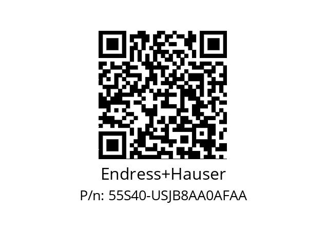   Endress+Hauser 55S40-USJB8AA0AFAA