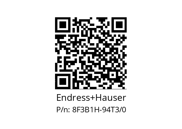   Endress+Hauser 8F3B1H-94T3/0