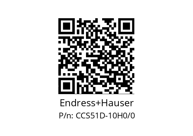   Endress+Hauser CCS51D-10H0/0