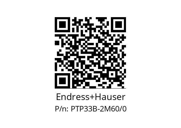   Endress+Hauser PTP33B-2M60/0