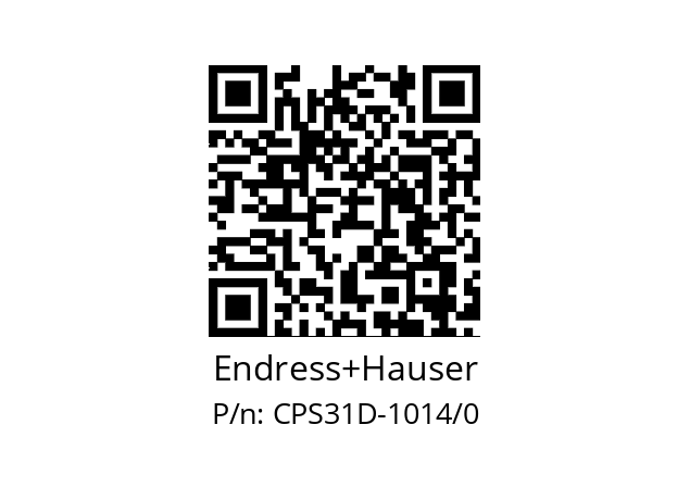   Endress+Hauser CPS31D-1014/0