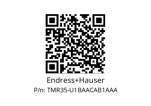   Endress+Hauser TMR35-U1BAACAB1AAA