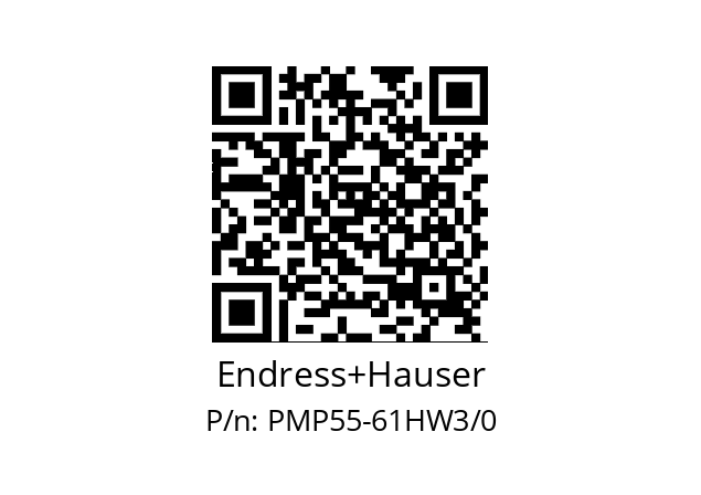   Endress+Hauser PMP55-61HW3/0