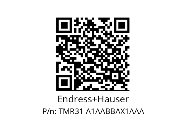   Endress+Hauser TMR31-A1AABBAX1AAA