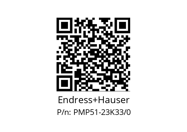   Endress+Hauser PMP51-23K33/0