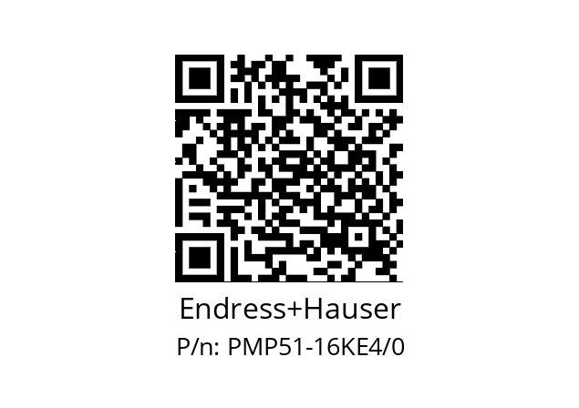   Endress+Hauser PMP51-16KE4/0