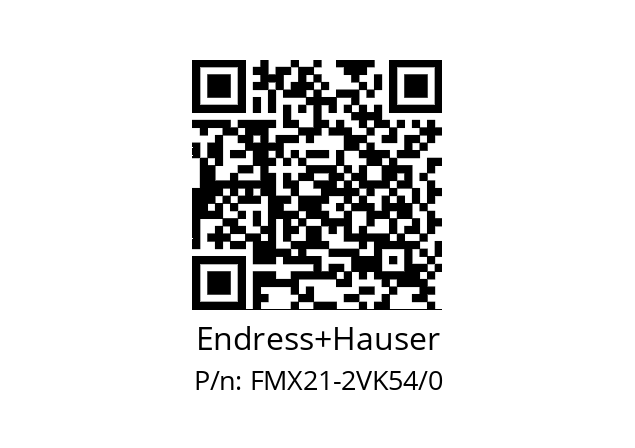   Endress+Hauser FMX21-2VK54/0