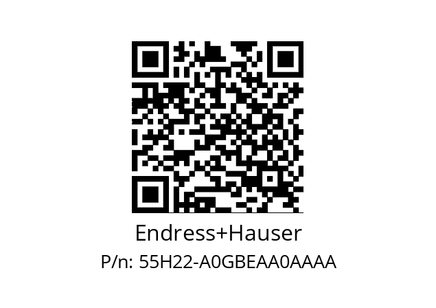   Endress+Hauser 55H22-A0GBEAA0AAAA