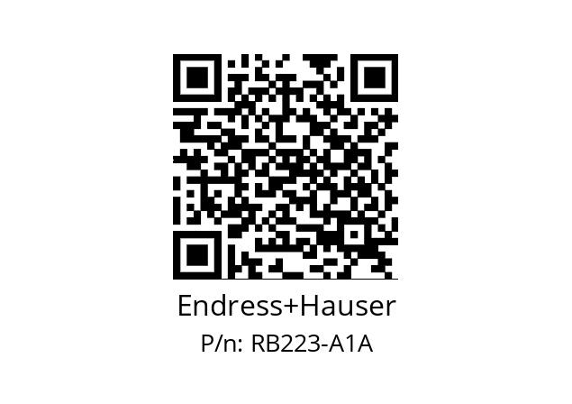   Endress+Hauser RB223-A1A