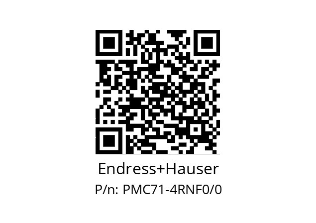   Endress+Hauser PMC71-4RNF0/0