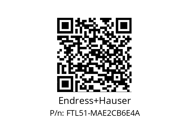   Endress+Hauser FTL51-MAE2CB6E4A