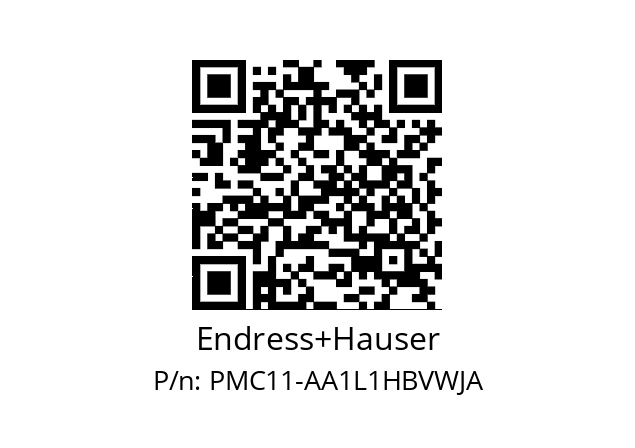   Endress+Hauser PMC11-AA1L1HBVWJA