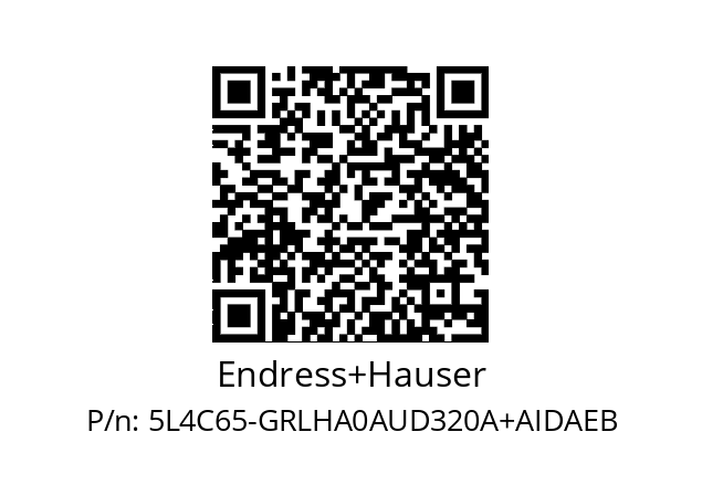   Endress+Hauser 5L4C65-GRLHA0AUD320A+AIDAEB