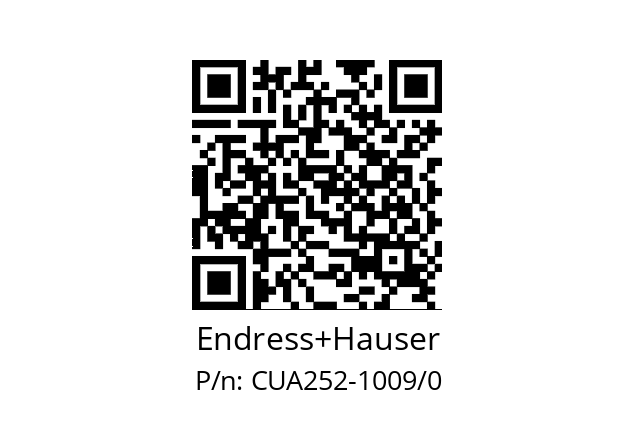   Endress+Hauser CUA252-1009/0