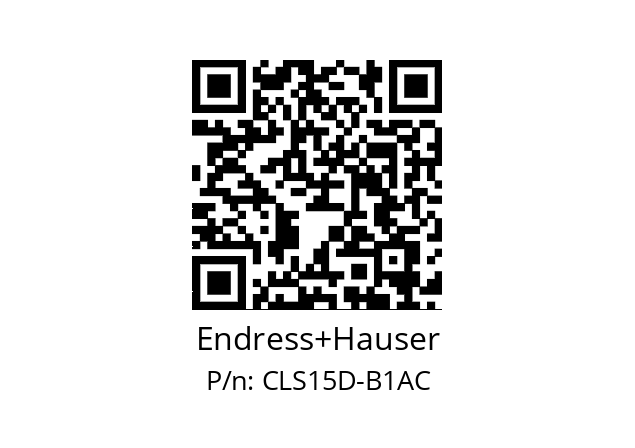   Endress+Hauser CLS15D-B1AC